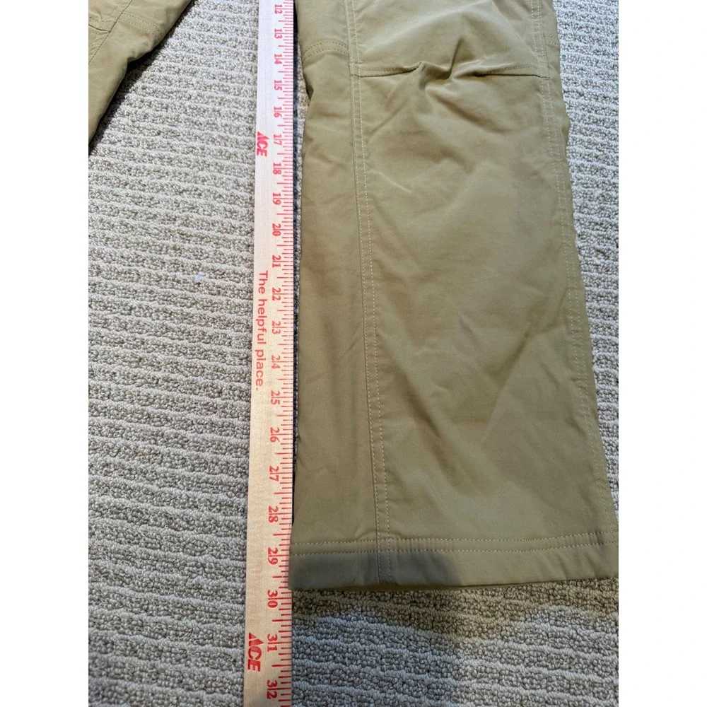 Eddie Bauer First Ascent Guide Pro Fleece‎ Lined Pants Mens 32x30 Tan Hiking